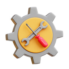 Setting 3d Icon Illustrations