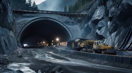 An Tunnels and mineral transport routes: The specific characteristics of tunnels and mineral transportation routes can vary widely based on the unique circumstances of each project.