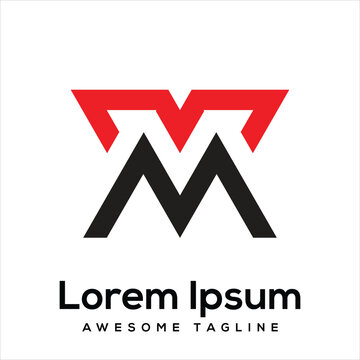 MM Letter Logo Design Free Icon