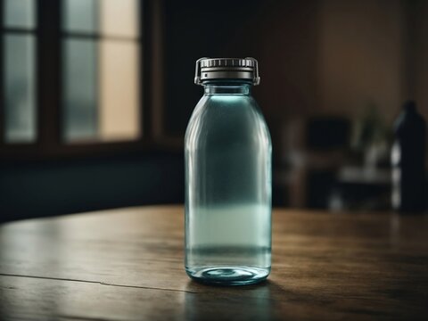 Water Bottle Mock-Up - Blank Label
