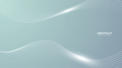 Wavy lines background with color gradient design