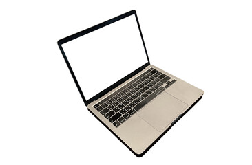 laptop isolated on white background