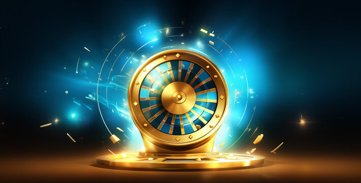 spin and win wheel gaming with gold background Hd wallpaper