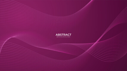 Wavy lines background with color gradient design