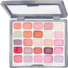 Cosmetic product Watercolor PNG papertexture