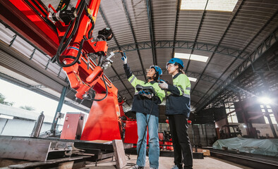 Robotic team boost software, machine, ensure efficiency. Troubleshooting, upgrade for optimal result