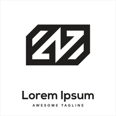 N Letter Logo Design Free Icon