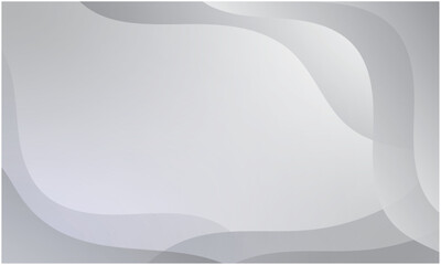 white geometric abstract background overlap layer on bright space with waves decoration. Minimalist modern graphic design element cutout style concept for banner, flyer, card, or brochure cover