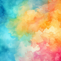 Watercolor background illustration. Wedding invitation background template