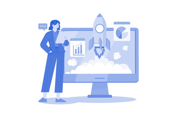 Start-up founder strategizing about funding options.