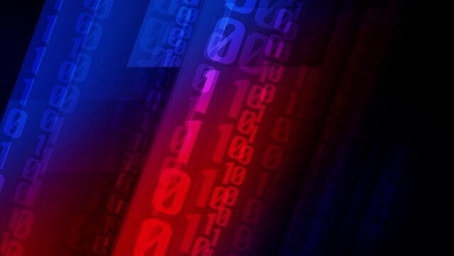 Binary code backdrop, digital technology background