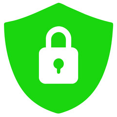 safety lock icon illustration