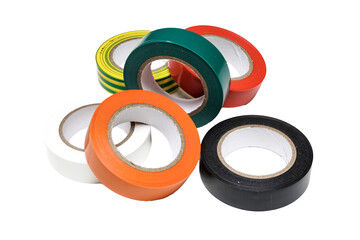  rolls of colored insulating tapes