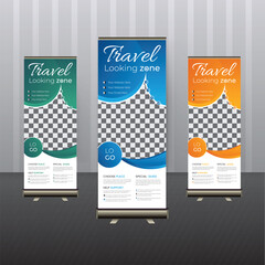 travel roll up banner design grow business 