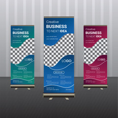 business roll up banner design