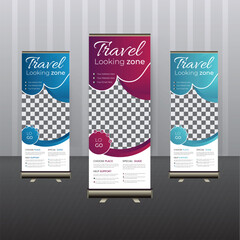 travel roll up banner design grow business 
