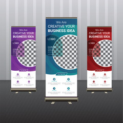 business roll up banner design