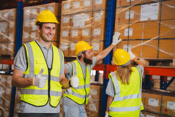 professional business industry technician wearing safety helmet working to maintenance service and checking factory equipment, work of engineer occupation in manufacturing construction technology