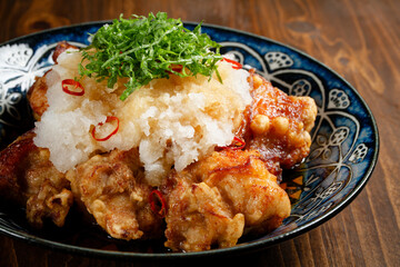 ザンギのおろしポン酢がけ