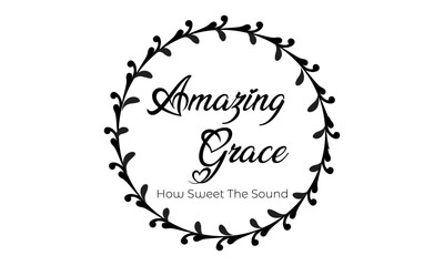 Christian Faith, Typography for print or use as poster, sticker, card, flyer or T Shirt