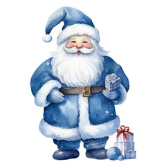 Watercolor Christmas ornament clipart