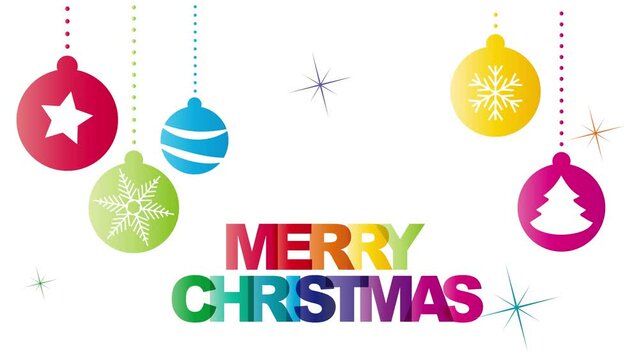 Christmas in retro style. Animated illustration for postcard or greeting.