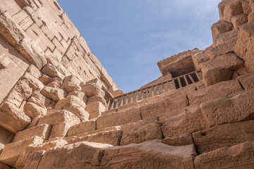 Majestic Ancient Egyptian Temple. Summer Travel Egypt