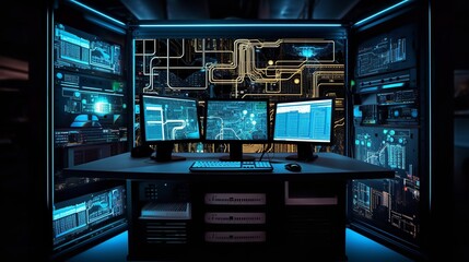 The Brain of the Operation: A Comprehensive Computer and Networking Setup