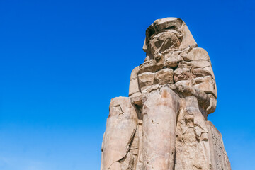 Fototapeta premium The Colossi of Memnon Egypt Summer Travel