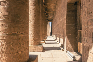 Majestic Ancient Egyptian Temple. Summer Travel Egypt