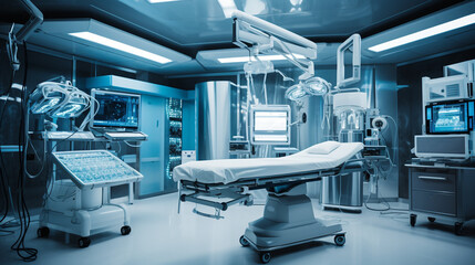 Room in hospital. Generative Ai