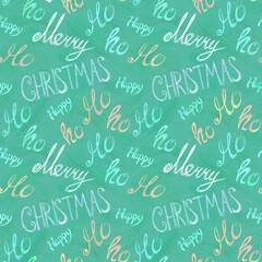 Merry Christmas  seamless pattern