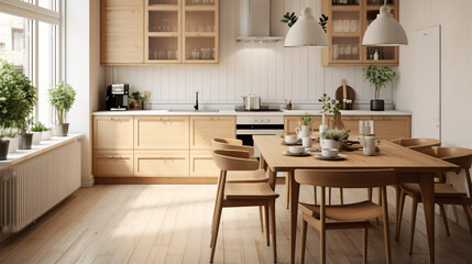 Scandinavian classic kitchen