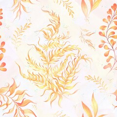 Autumn seamless pattern