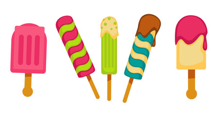Ice cream and gelato different kids and tastes