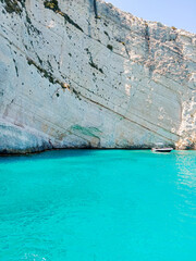 Visit blue caves in Zakynthos island in Greece.
