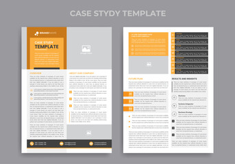 Business Case Study Template Design