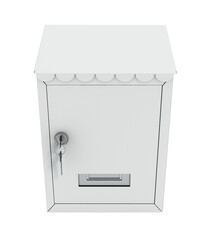 Mailbox isolated on transparent background. 3D illustration