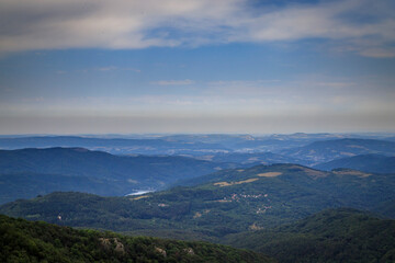 Fototapeta na wymiar View from Uzana area, Stara planina, Bulgaria