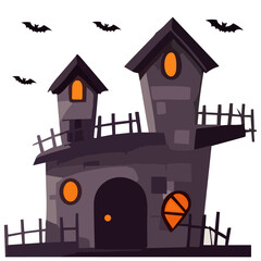 halloween house , halloween background with house
