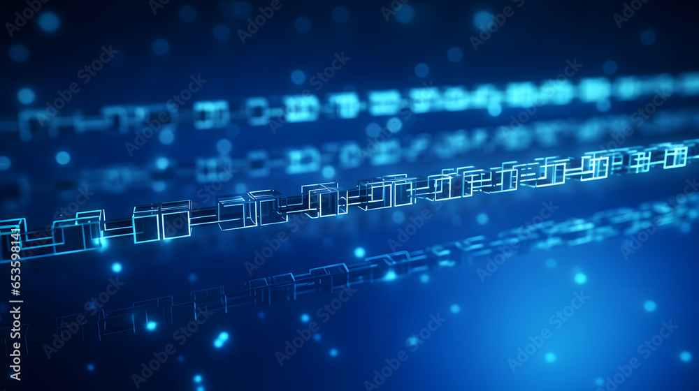 Poster abstract background with glowing lines with clouds. Cloud computing technology and big data concept or data analytic information. Artificial intelligence
