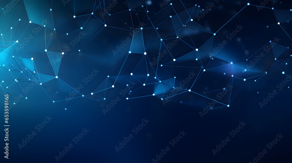 Poster abstract background with glowing lines with clouds. Cloud computing technology and big data concept or data analytic information. Artificial intelligence