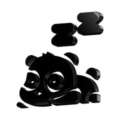 This is a beautifully designed 3D icon with a beautiful metallic texture. © Vahe