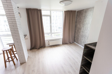 New empty small room in renovated home