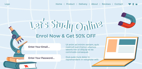 Lets study online, enroll now and get discounts