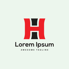 Obraz premium HI Letter Logo Design Free Icon