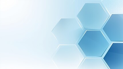 free photos Abstract light blue polygon background.Generative AI