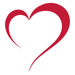 Heart shape frame border