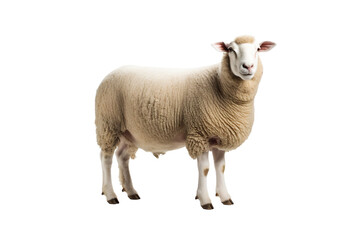 sheep isolated on white background