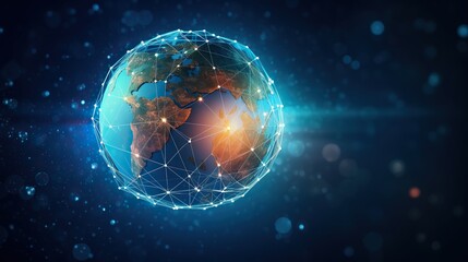 Concept of innovation technology network Concept of innovation, idea, technology network Generative AI	